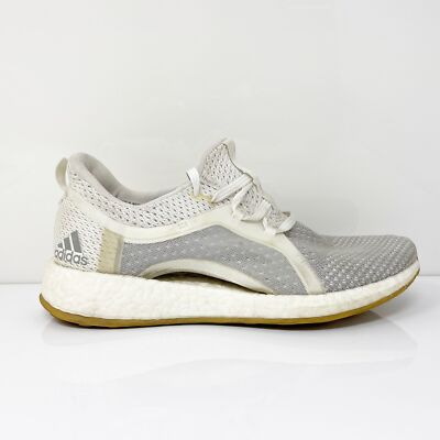 

Adidas Womens Pureboost X BB6089 Серые повседневные кроссовки, размер 8, Серый, Pureboost X