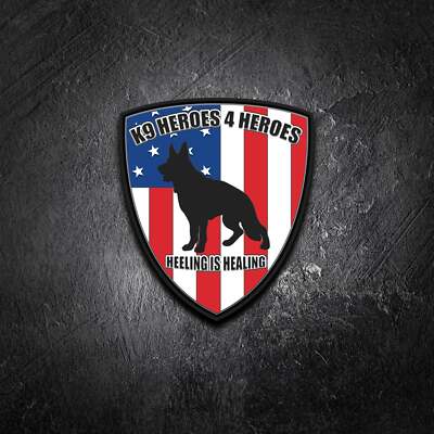 K9 Heroes 4 Heroes PVC Morale Patch