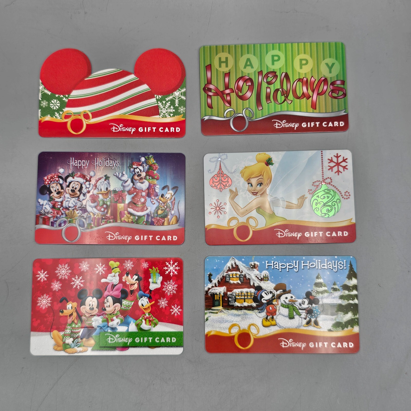 Disney Gift Card No Value Christmas and Holiday Season