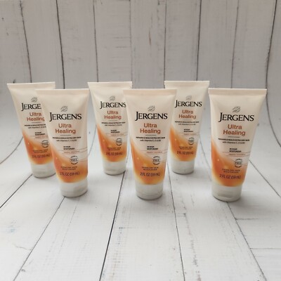 6× Jergens Ultra Healing Repairs & Heals Extra Dry Skin, 48H Moisturizer, 2 oz