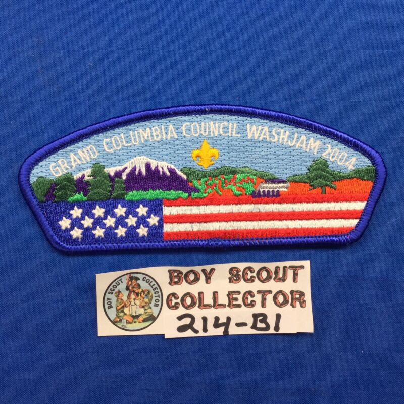 Boy Scout 2004 Washjam CSP Grand Columbia Council Shoulder Patch