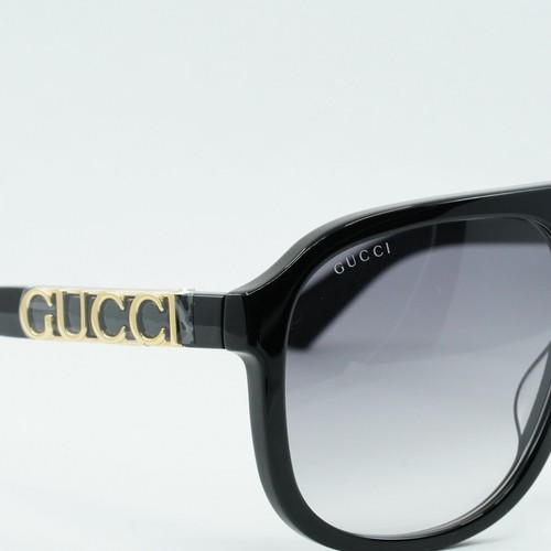 Pre-owned Gucci Gg1188s 002 Black/grey Gradient 58-17-140 Sunglasses In Gray Gradient