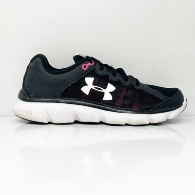 

Under Armour Womens Micro G Assert 6 1266252-001 Черные кроссовки для бега 8, Черный, Micro G Assert 6
