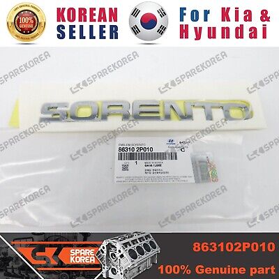 Genuine/OEM 863102P010 EMBLEM-SORENTO for Kia Sorento R 09