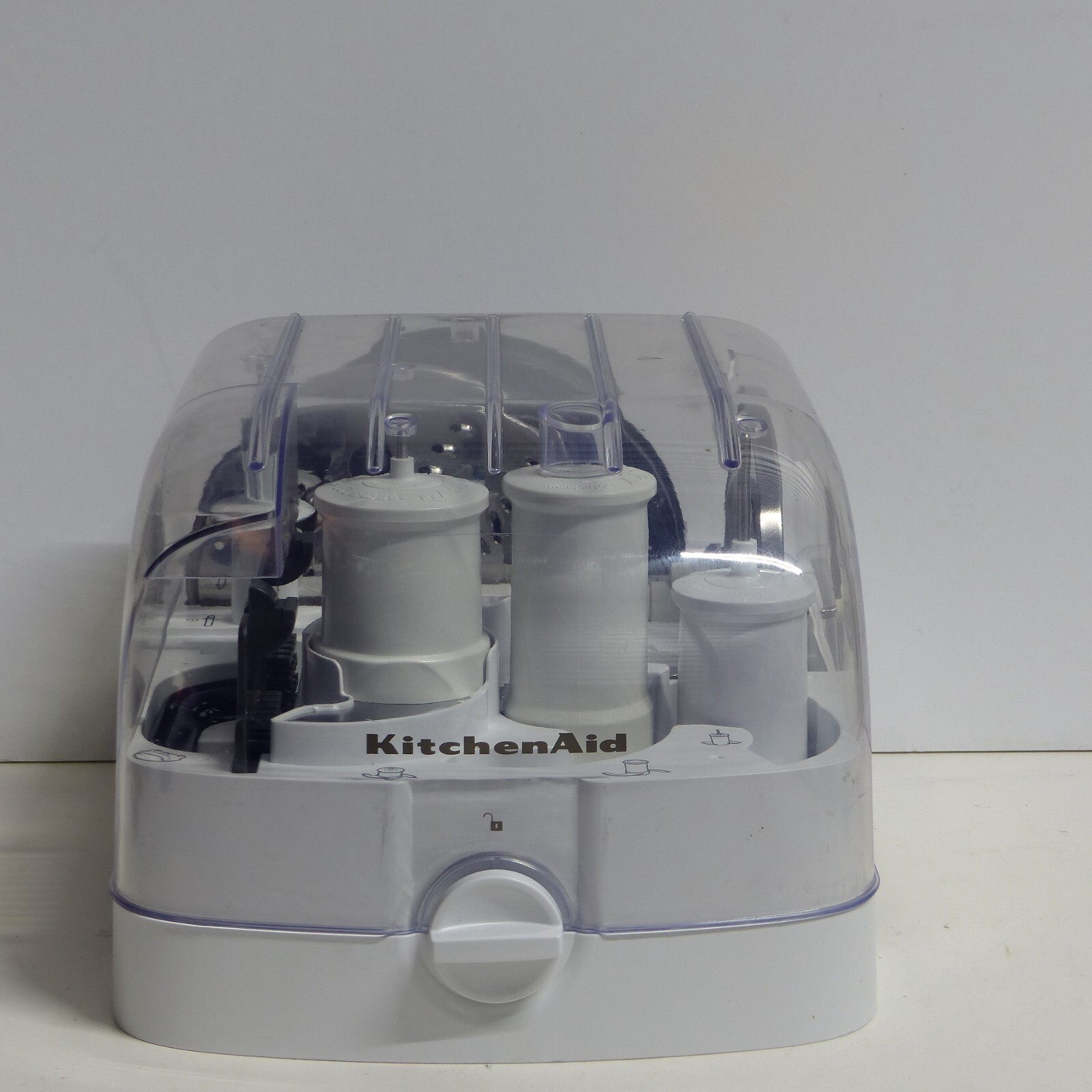 KitchenAid Pro Line Sugar Pearl Silver 16 Cup Food Processor + Accessories. READ