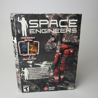 Space Engineers PC Gaming New Sealed DVD Rom (outerbox damage) 