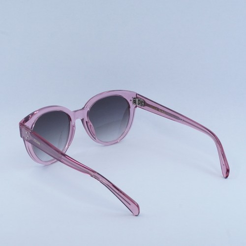 Pre-owned Celine Cl40169i 72f Shiny Pink Crystal / Smoke Gradient 54-20-145 Sunglasses