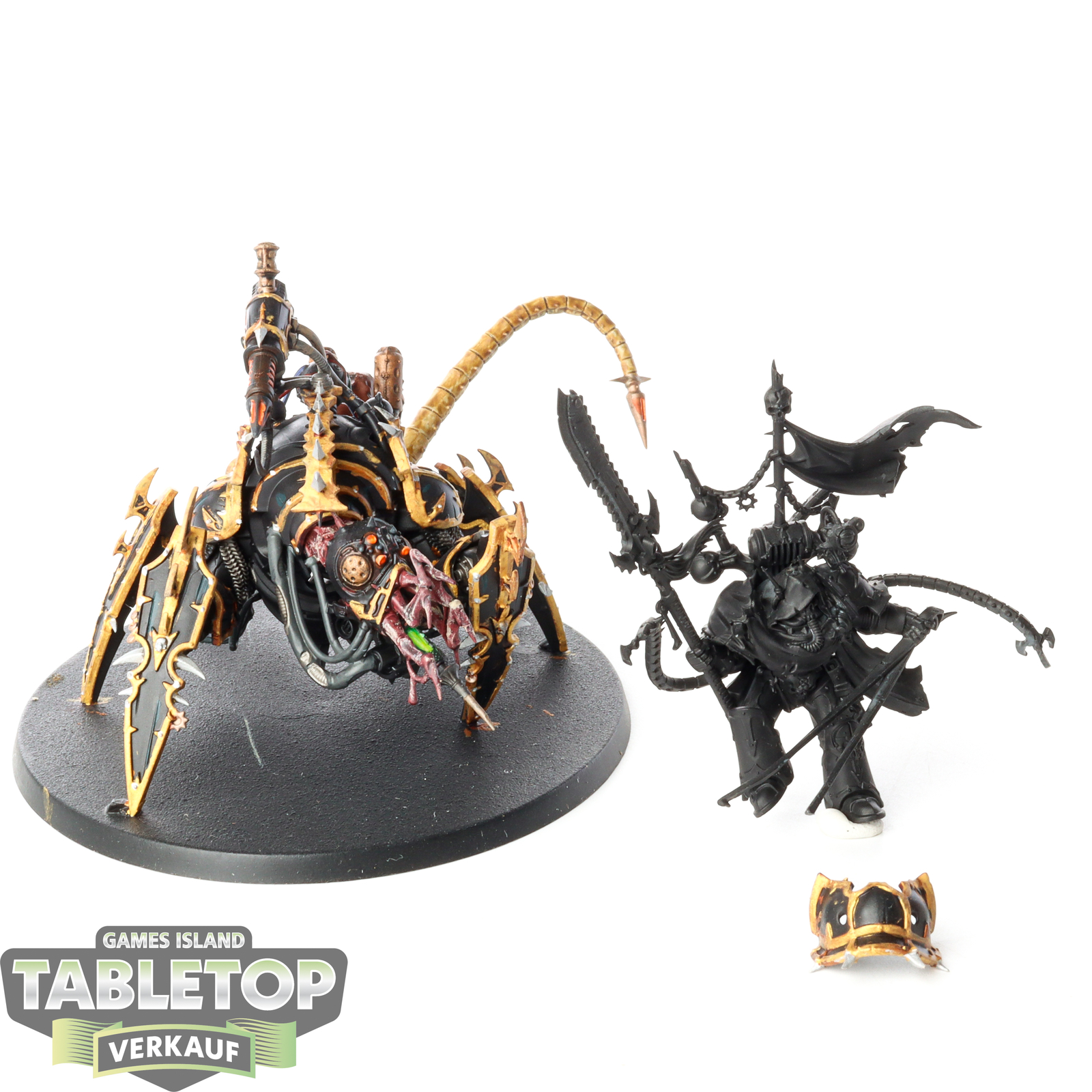 Chaos Space Marines - Vex Machinator, Arch-Lord Discordant - teilweise bemalt