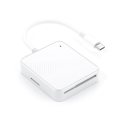 4 in 1 Type-C USB-C Smart Media M2 SD SM XD Memory Card Reader Adapter 4-Slot
