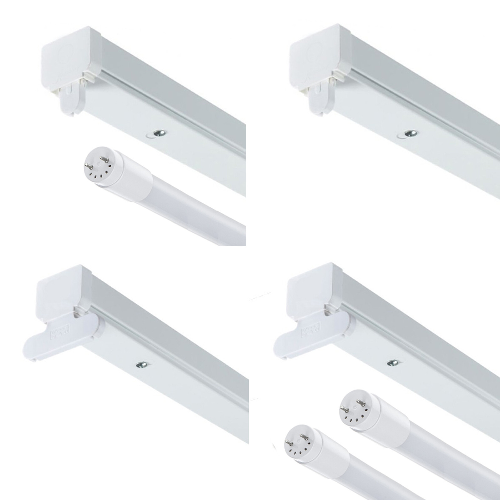 6Ft single fluorescent fitting