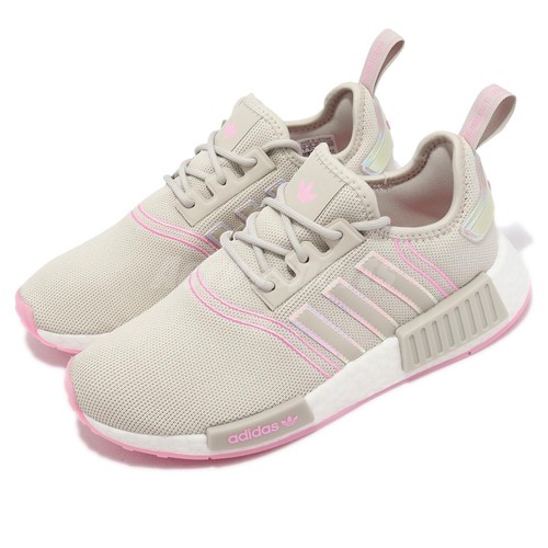 

adidas Originals NMD_R1 W Boost Beige Bliss Pink White Женская повседневная обувь GW9473, Бежевый, Nmd_r1 W
