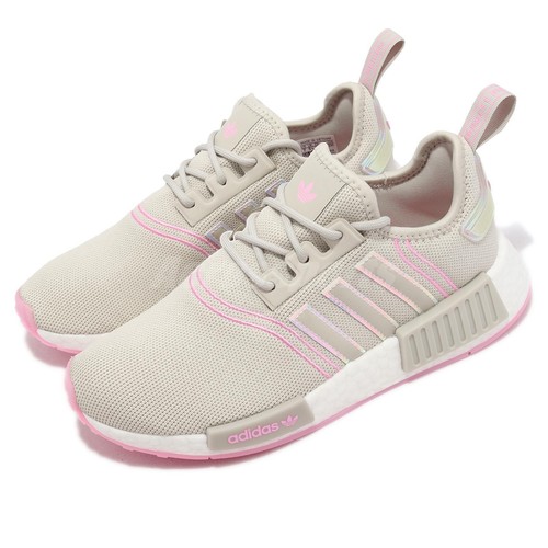 adidas Originals NMD_R1 W Boost Beige Bliss Pink White Женская повседневная обувь GW9473