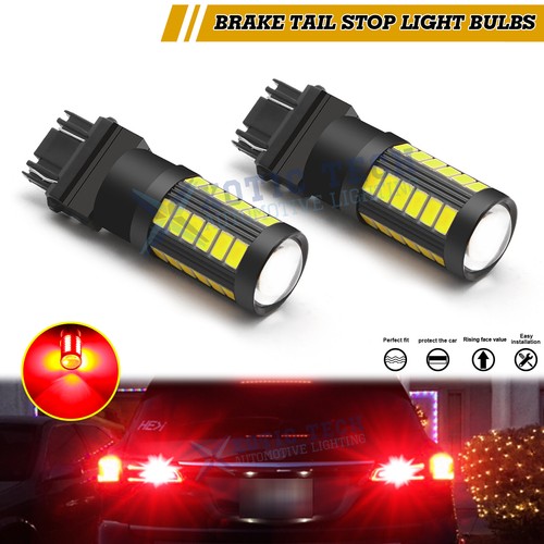 3157 3156 RED LED Brake Tail Stop Light Bulbs for Ford F-150 2012 2013 2014 2015