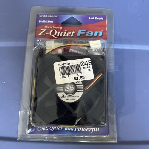 link depot Z-Quiet Fan - FAN-80-BK | eBay link depot Z-Quiet Fan - FAN-80-BK | eBay