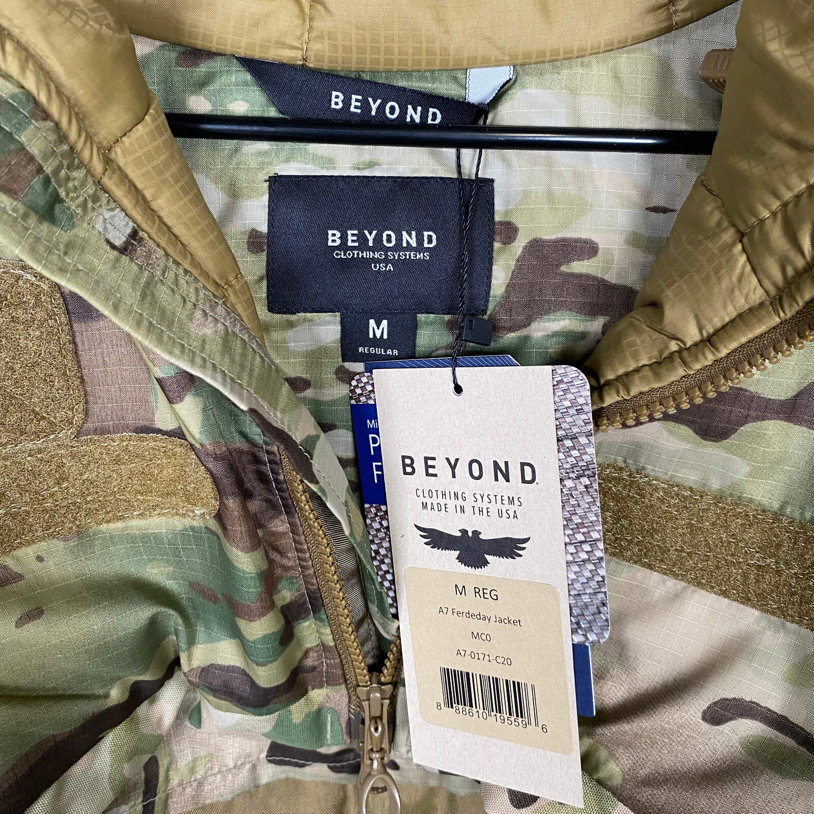 Beyond Clothing A7 FEREDAY JACKET OCP Multicam 1/2 Jacket Hoodie Climashield