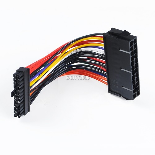 24 Pin to Mini 24 Pin ATX Power Supply Connector Adapter Cable for 760 780 960