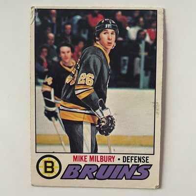 1977 O-Pee-Chee Hockey #134 Mike Milbury RC