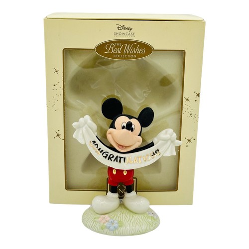 値下げ中　LENOX Mickey Mouse Club 50周年　陶器 Amazon.com: Lenox Mickey's Happy Birthday To You- July
