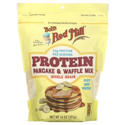 Bob s Red Mill Protein Pancake Waffle Mix 14 oz 397 г Кошерный