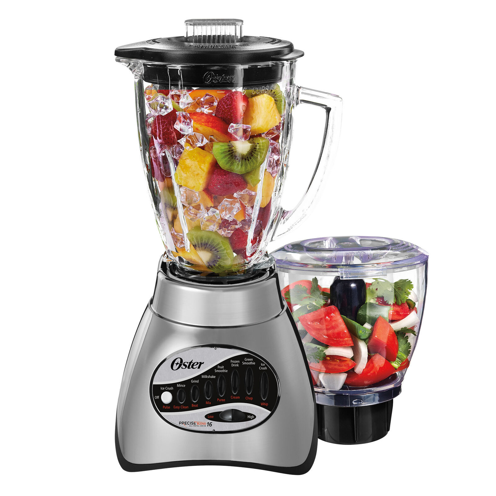 Countertop Electric 16-Speed Blender Machine Food Smoothies 