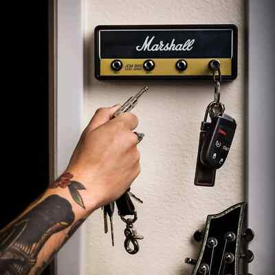 Wall Mount Key Holder Music Guitar Marshall Amp Key Hanger Storage Jack Rack