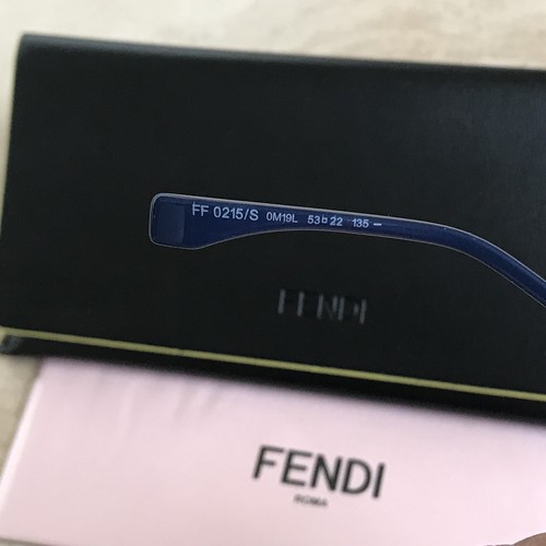 Pre-owned Fendi Hypnoshine Cat Eye Sunglasses Current Season New- Retails $765 In Brown