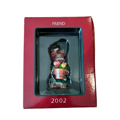 American Greetings Friend 2002 Christmas Holiday Ornament AXOR-012H