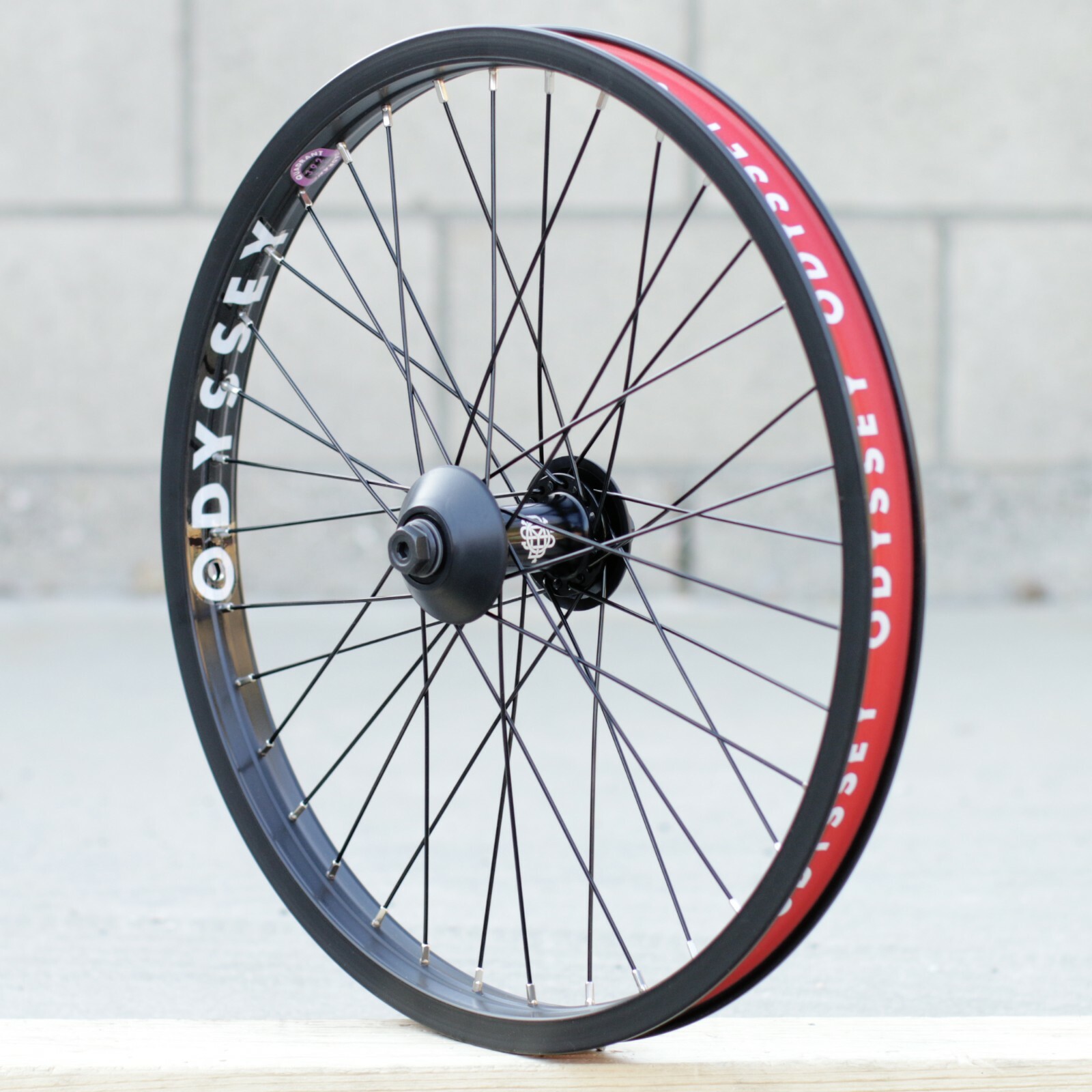 パーツ ODYSSEY BMX COMPLETE WHEEL ODYSSEY BMX C5 QUADRANT FRONT OR CASSETTE BICYCLE WHEEL