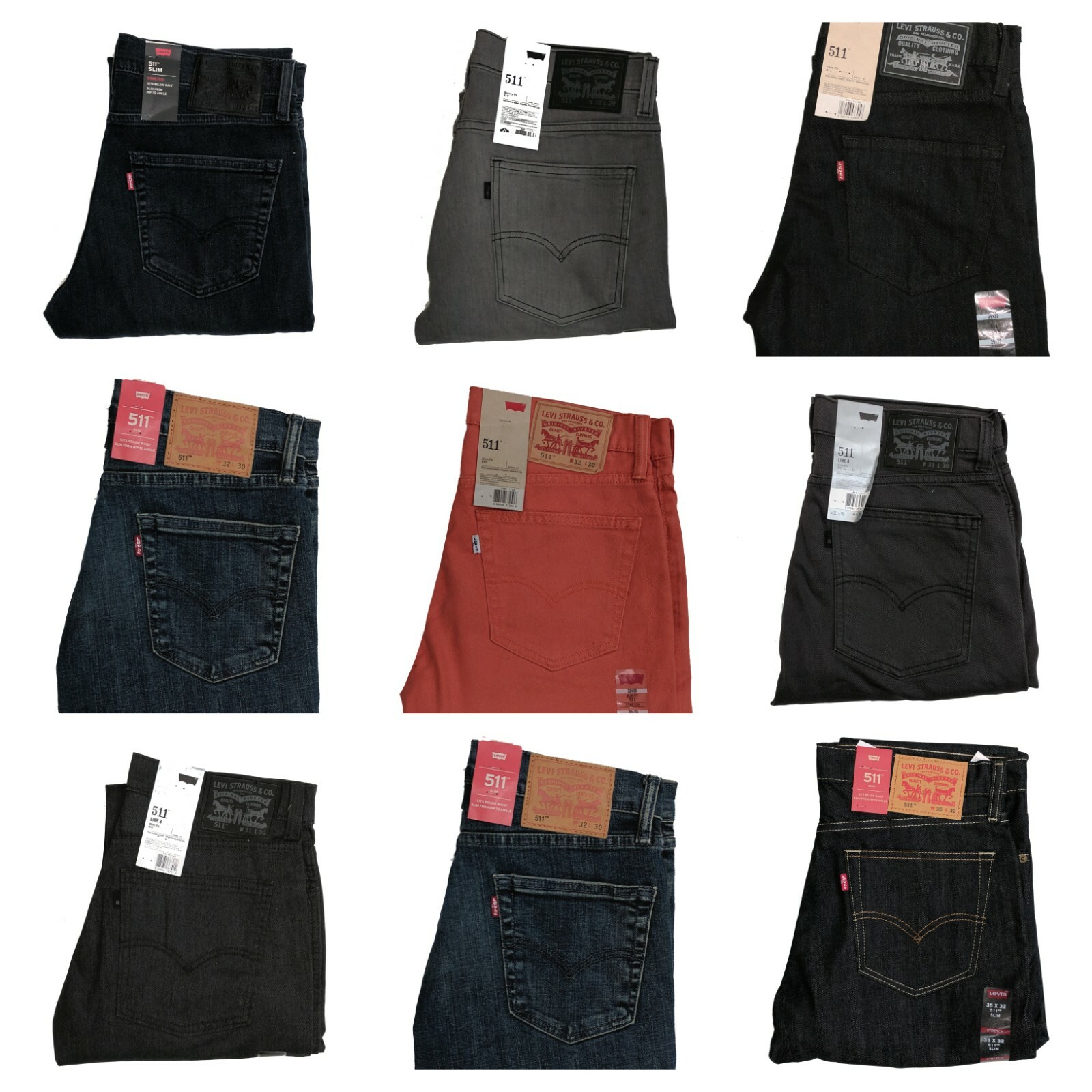 levi's 511 w32 l34