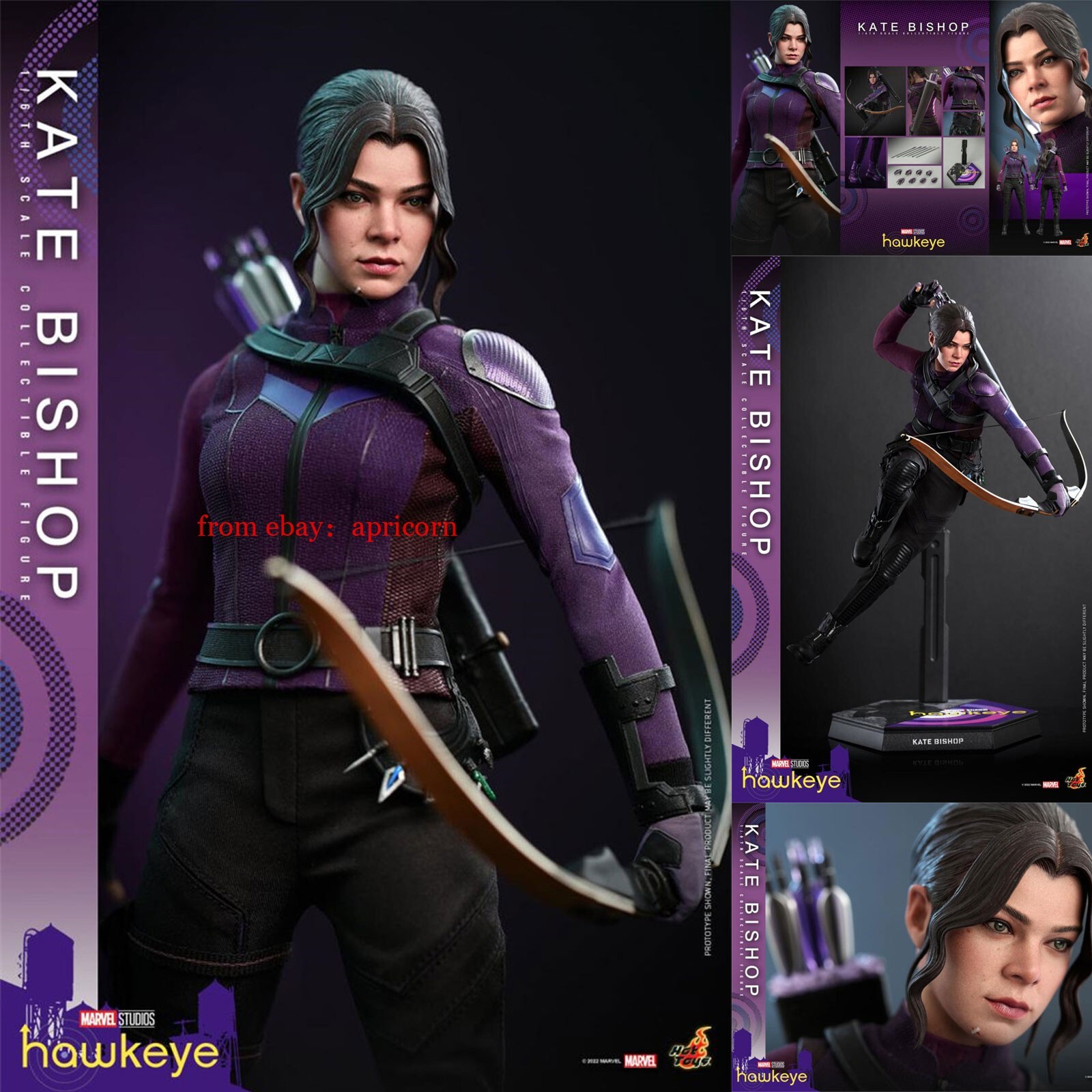 u*0様 verycool hottoys damtoys flagset 1/ Pre-! Hot Toys TMS074 Hawkeye Kate Bishop 1/6 Collectible