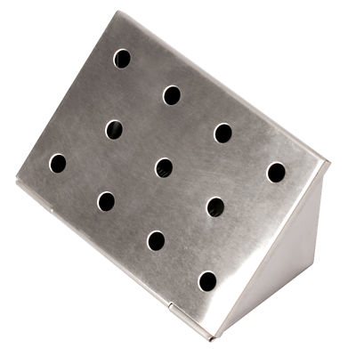 Grill Räucherbox für Räucherchips Räucherdose Edelstahl Aromabox BBQ Grillbox