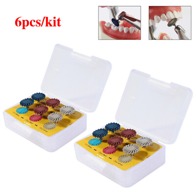 1-5 Boxes Dental Zirconia Grinding Polishing Wheel For RA 2.35mm Rubber Diamond