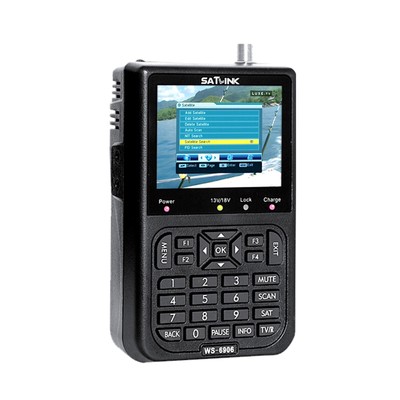 SATLINK WS6906 3.5in LCD Display Data Digital S-atellite Signal Finder  M5N8