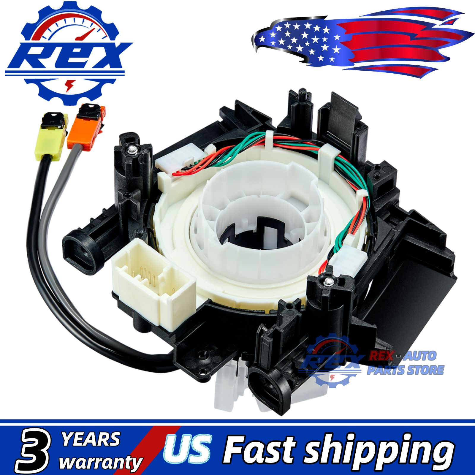 NEW HIGH QUALITY CLOCK SPRING FOR NISSAN Rogue 2008-2015 with 2 WIRES
