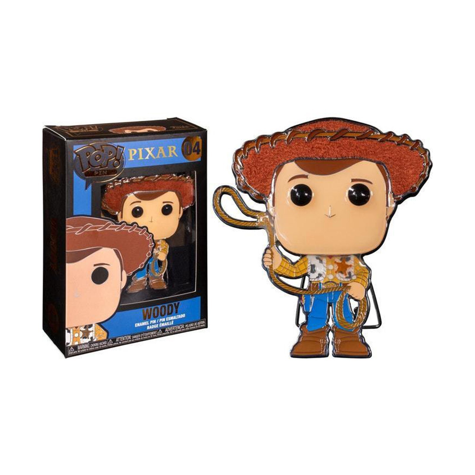 Большая эмалевая булавка Funko Pixar Woody POP Pin НОВАЯ