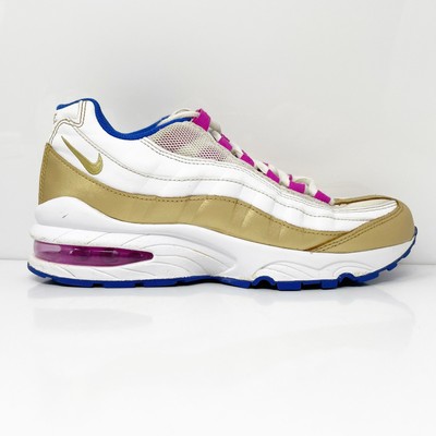 

Nike Boys Air Max 95 310830-120 Белая повседневная обувь Кроссовки Размер 5Y, Белый, Air Max 95