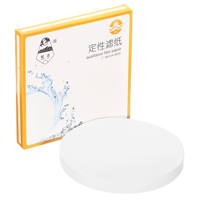 100Pcs 18cm Qualitative Filter Paper Circles, Slow Speed Round Lab Paper