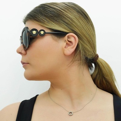 Pre-owned Versace Sunglasses Ve4434 511987 Light Havana Dark Gray