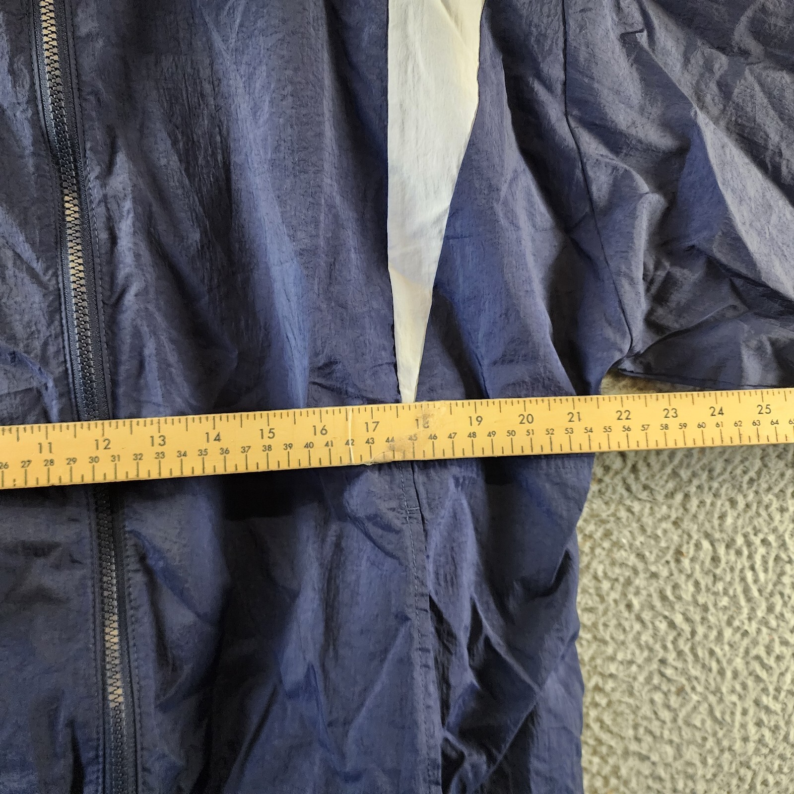 Reebok Plus Size Zip-Front Long-Sleeve Colorblocked Jacket Women's 1X 16W Navy - Picture 8 of 14