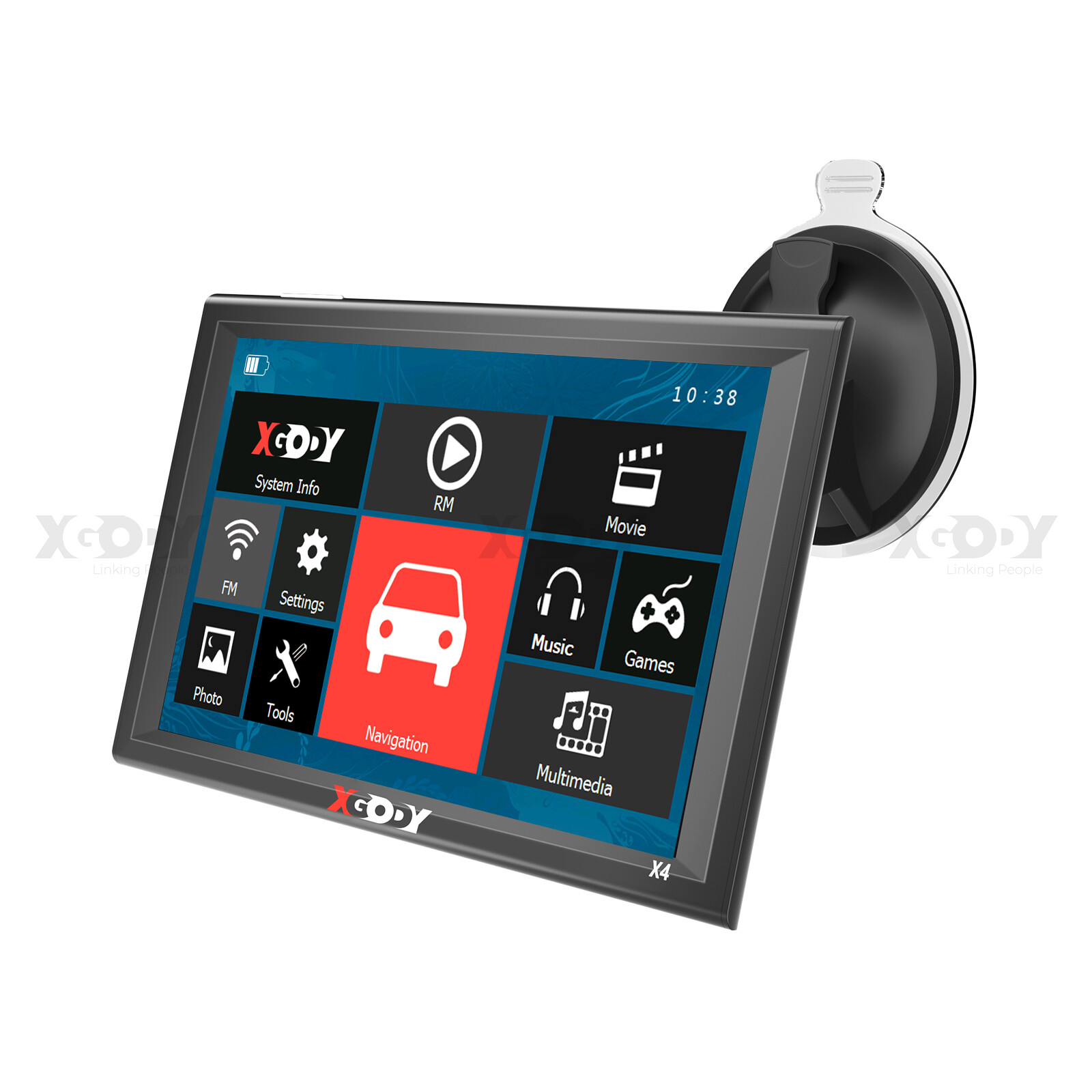XGODY 9 Inch Car GPS Navigation Navigator for Truck Taxi Bus Sat Navi MP3 Player