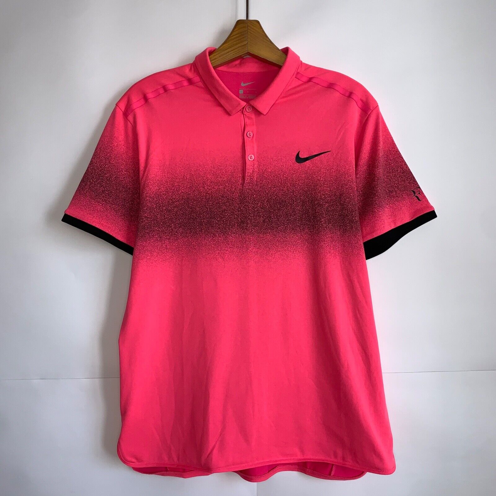 Nike Roger Federer RF Men's Tennis T-Shirt Big Logo | eBay