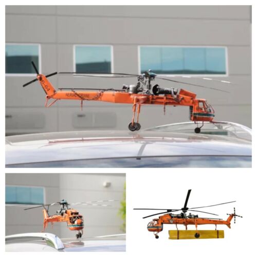 40" Lifting Helicopter Crane Aircraft Sikorsky S-64 Skycrane Replica Home Decor