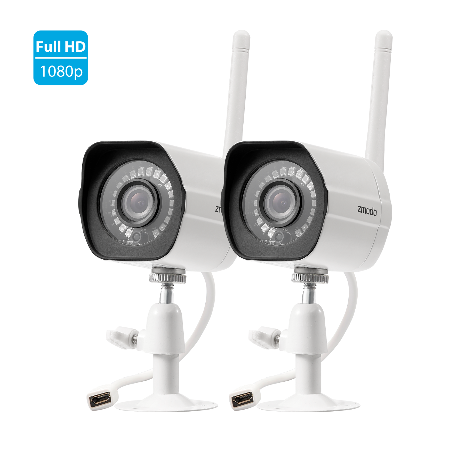 Zmodo 2 Pack 1080p Hd Night Wifi Outdoor Home Wireless Ip Security Camera System Storepaperoomates Shop Cheapest Online Global Marketplace