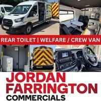 2021 FORD TRANSIT L3 H2 350 EURO 6 WELFARE CREW MESSING VAN WITH REAR TOILET