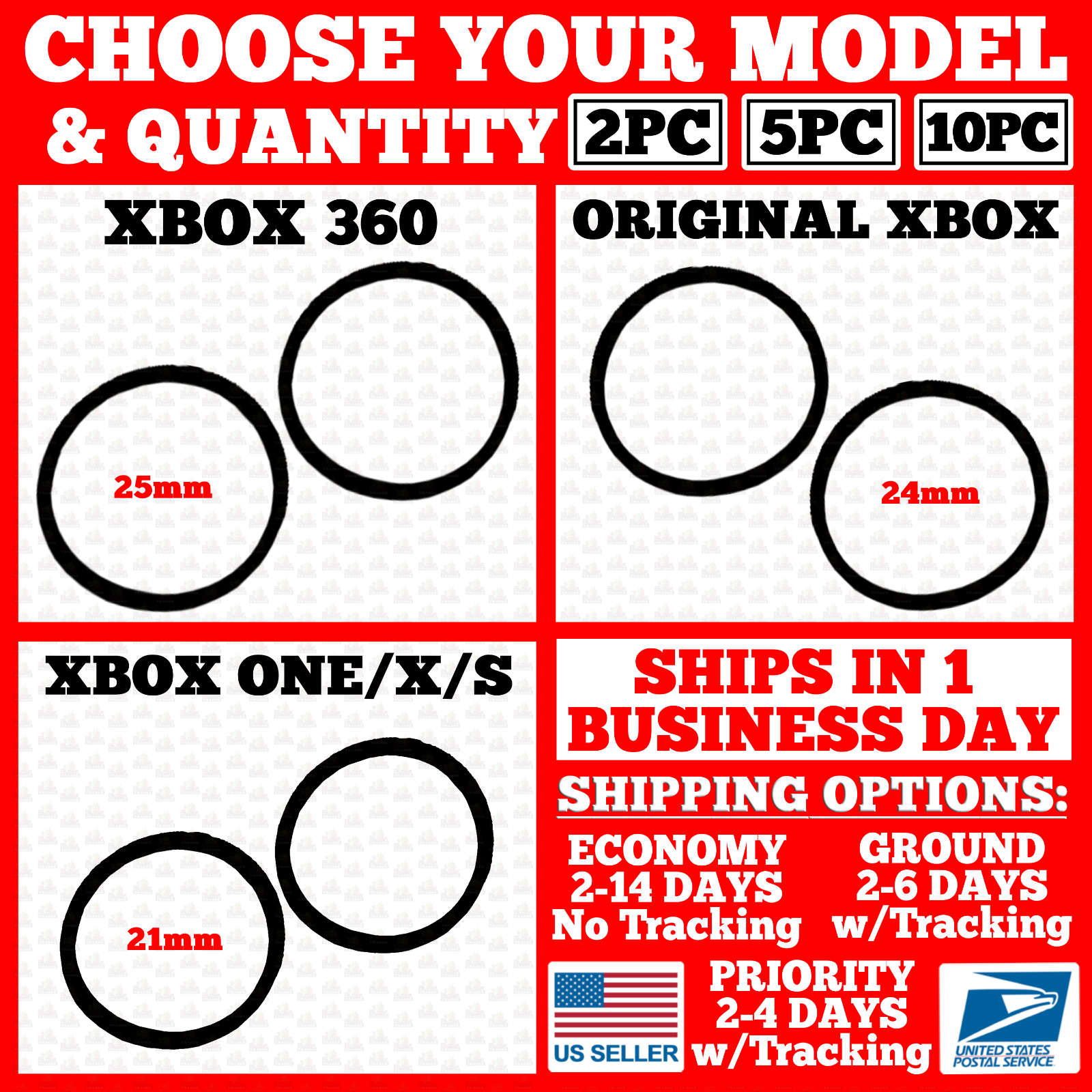 Belt for Original/Xbox/360/S/X/One Repair Replacement Rubber DVD Disk Drive Tray