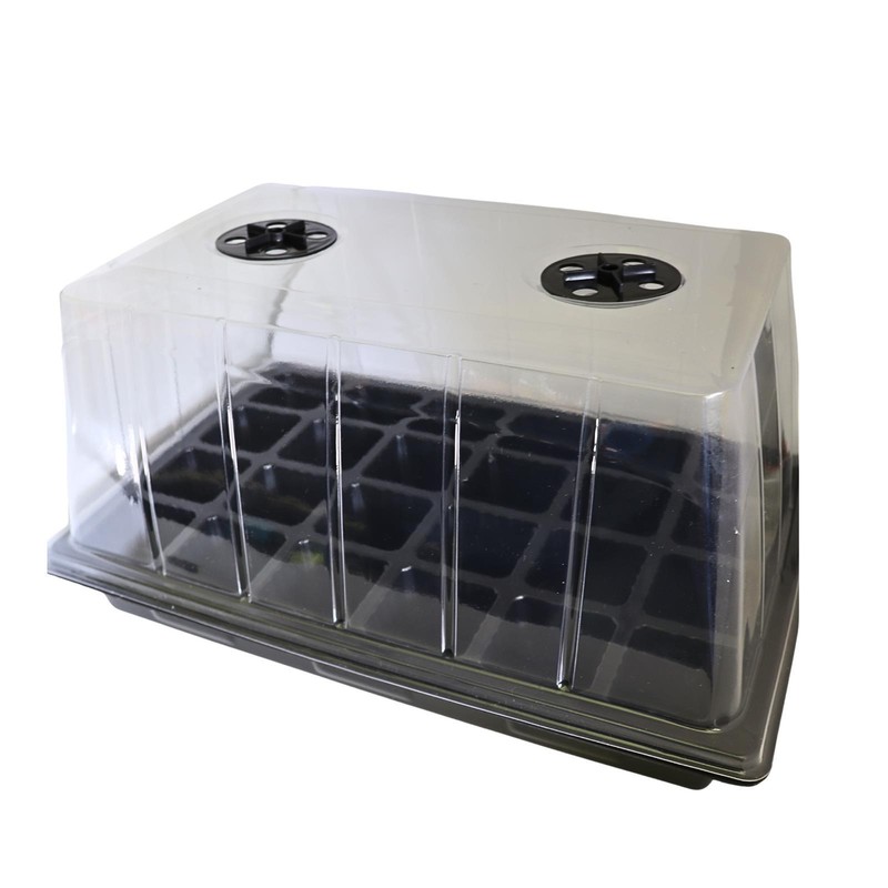 ZimmergewÃ¤Chshaus GroÃ 24 Zellen Ã¡ 4,5x4,5 Cm In Schwarz