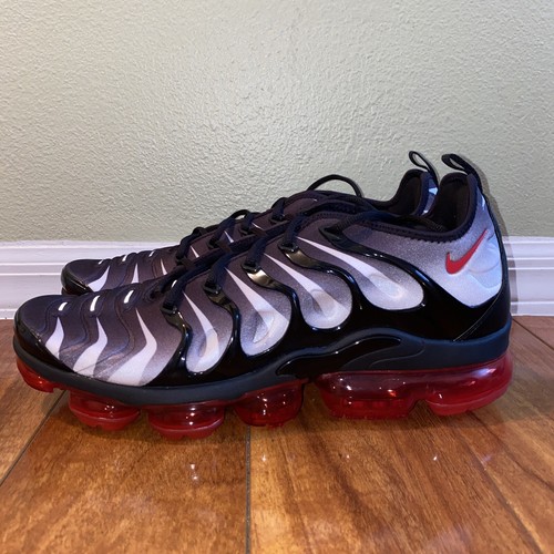 nike air vapormax plus black speed red white shark