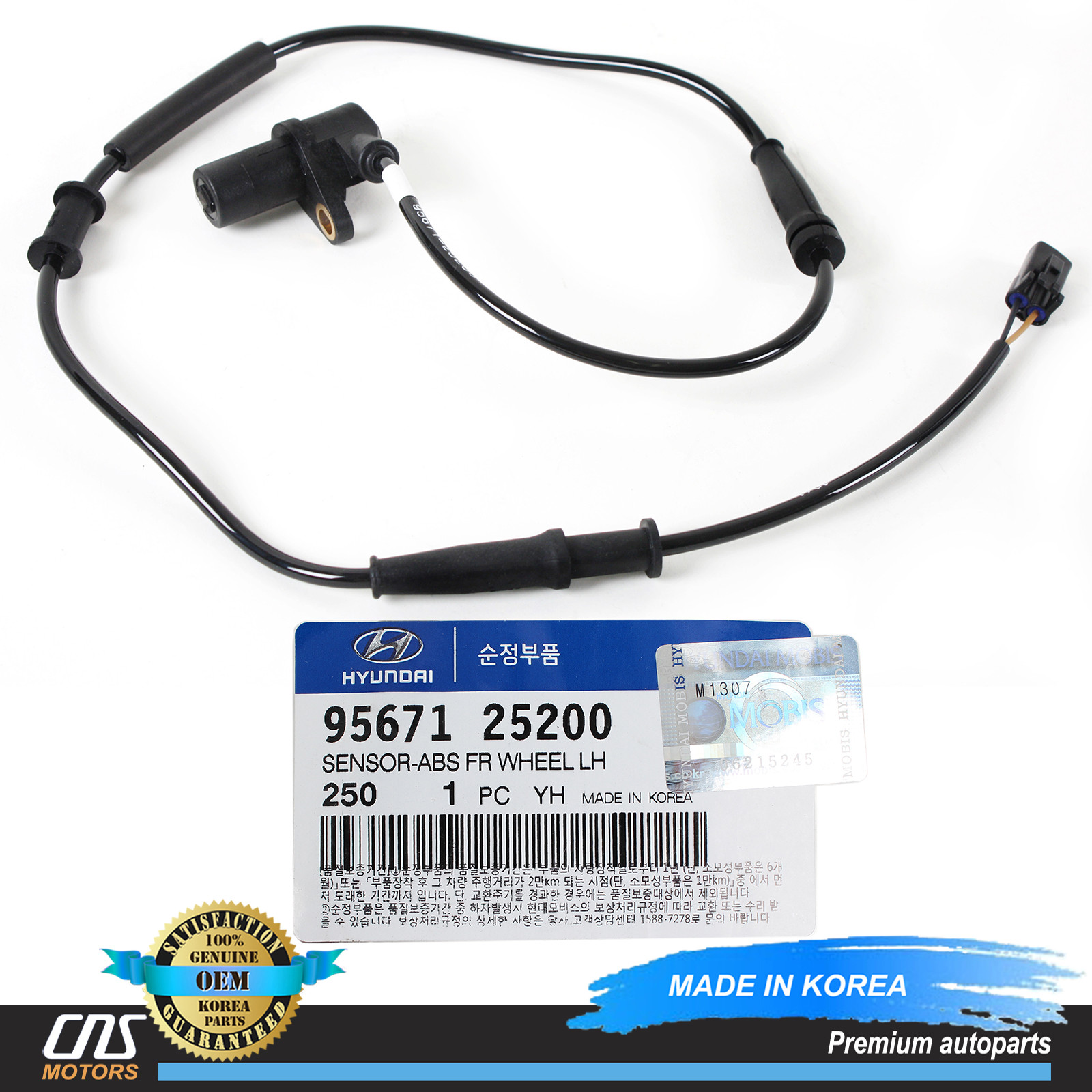 【PH/PN】 GENUINE ABS Speed Sensor FRONT LEFT for 02-05 Hyundai Accent