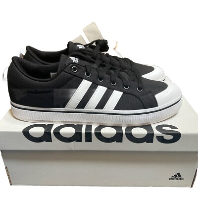 Adidas Bravada 2.0 Men's 7.5 Black White Skate Shoe Skateboard Sneakers FZ6166