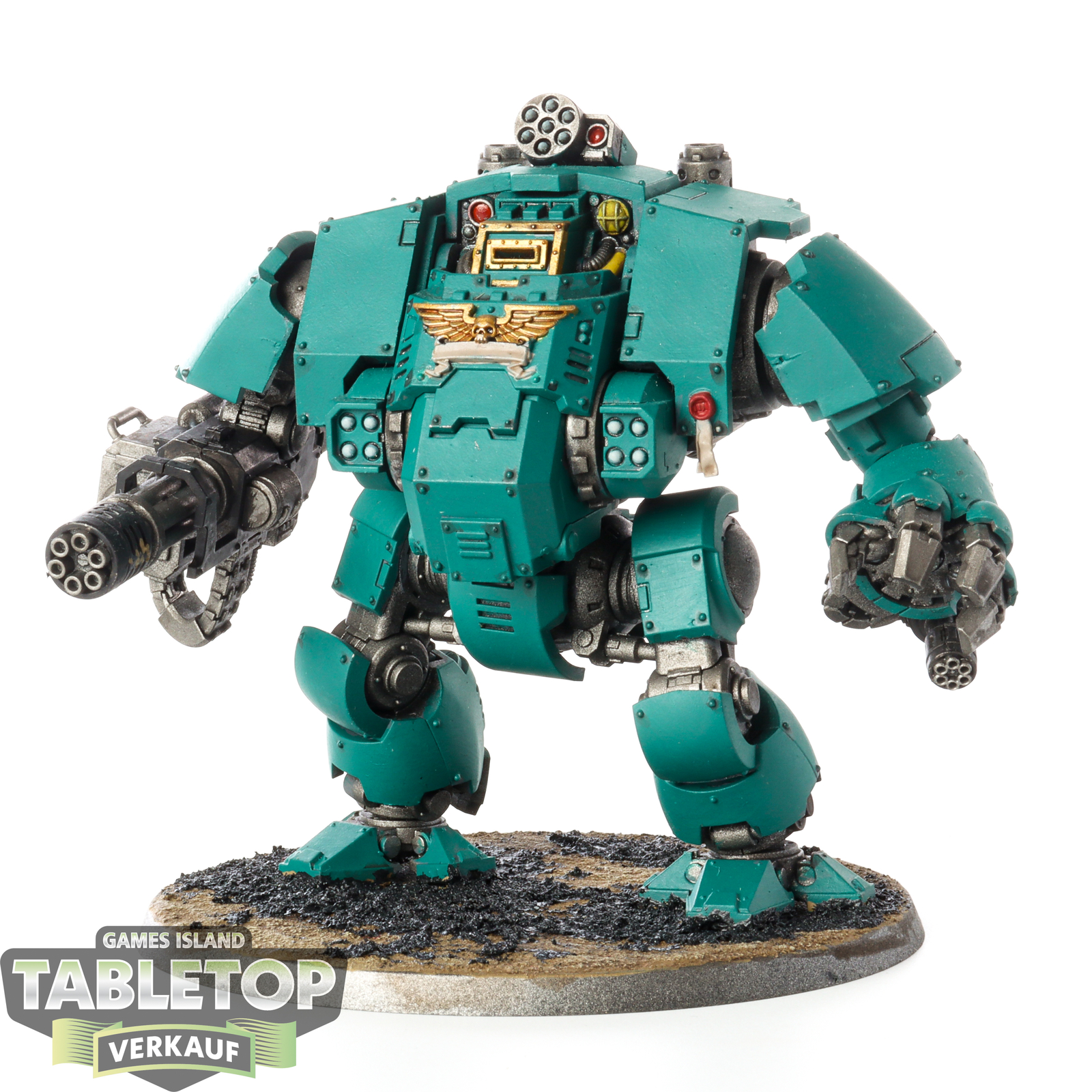キャラクター Warhammer Primaris Redemptor Dreadnought Space Marines - Primaris Redemptor Dreadnought - teilweise